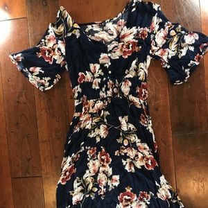 Floral mini dress